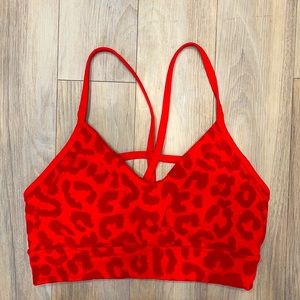 Balance Athletica Kingdom- Red Cheetah Bra XS